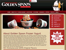 Tablet Screenshot of goldenspoonlasvegas.com